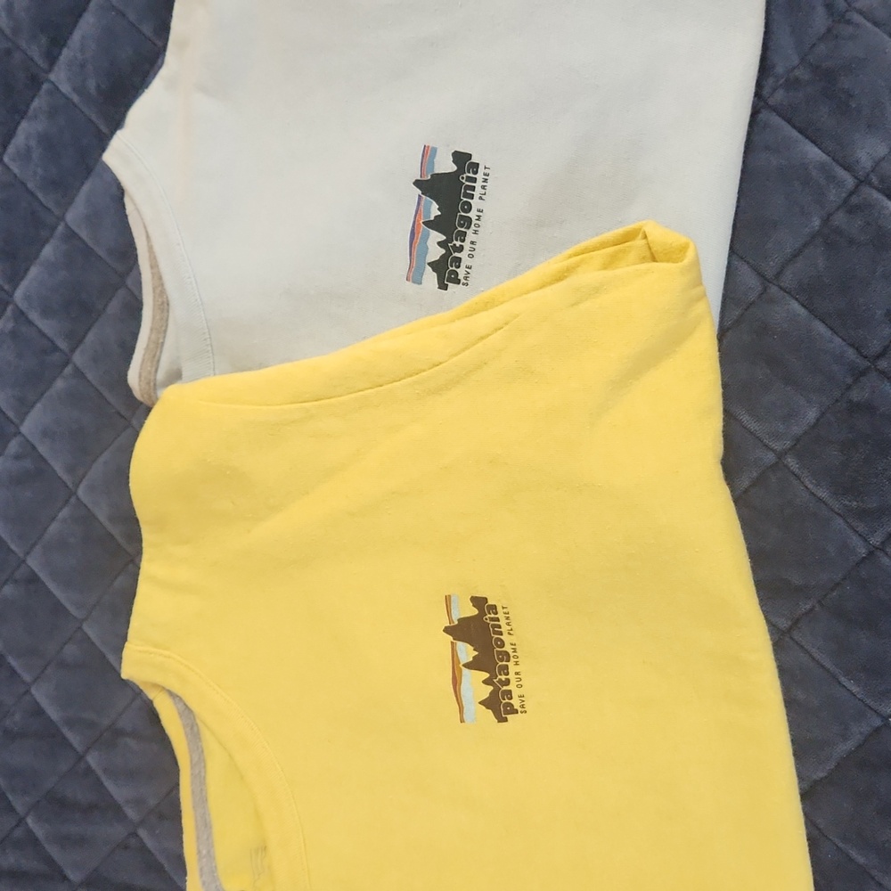 Patagonia Womens Set Of 2   Tshirts Short Sleeve Tee Crop Shirts